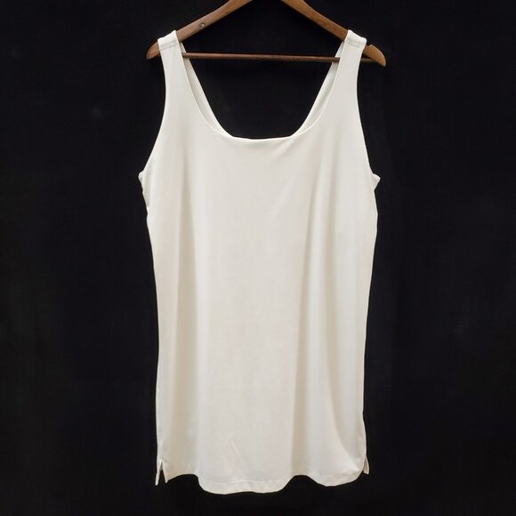 Old Navy Women Powersoft Athletic Romper Dress Size 2X White Workout Tennis Prep - Picture 1 of 13